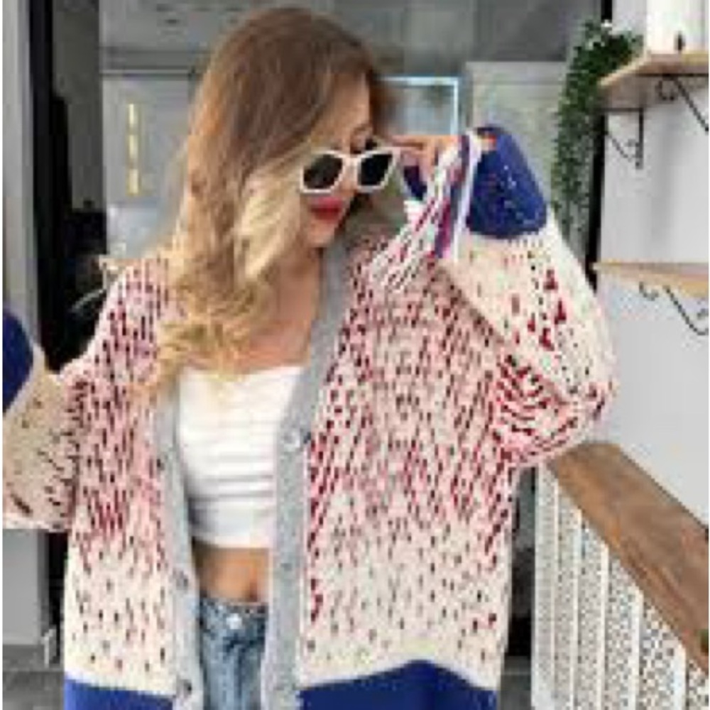 Zara Knit Cardigan Fringe 0234/106